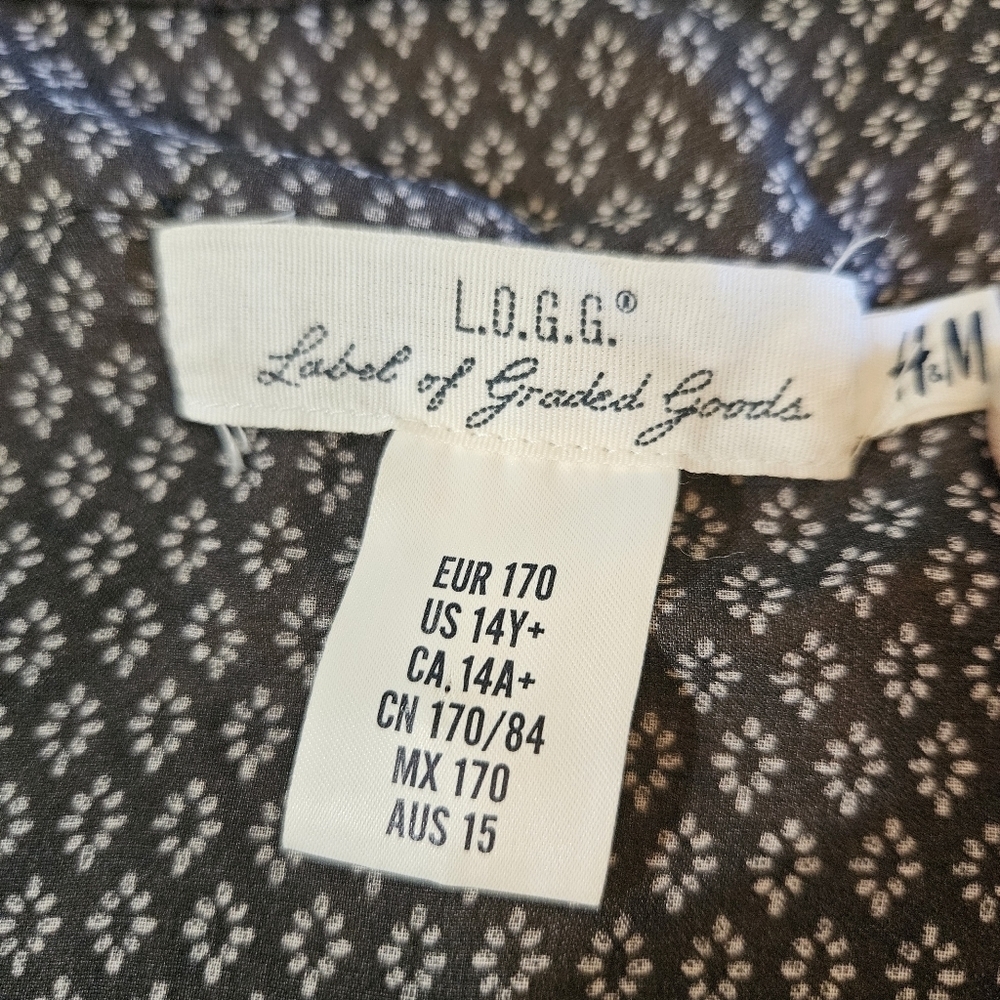 LOGG (Label of Graded Goods) Open Front Lightweight Shirt Size Small - Picture 5 of 7